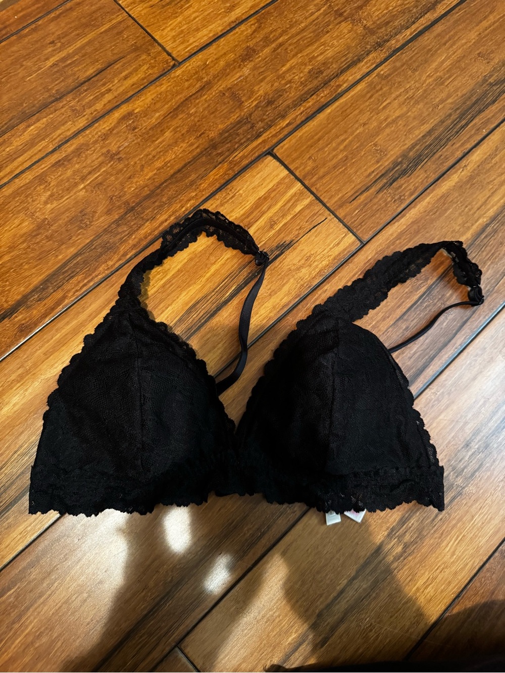 Victoria's Secret Black Lace Triangle Bralette